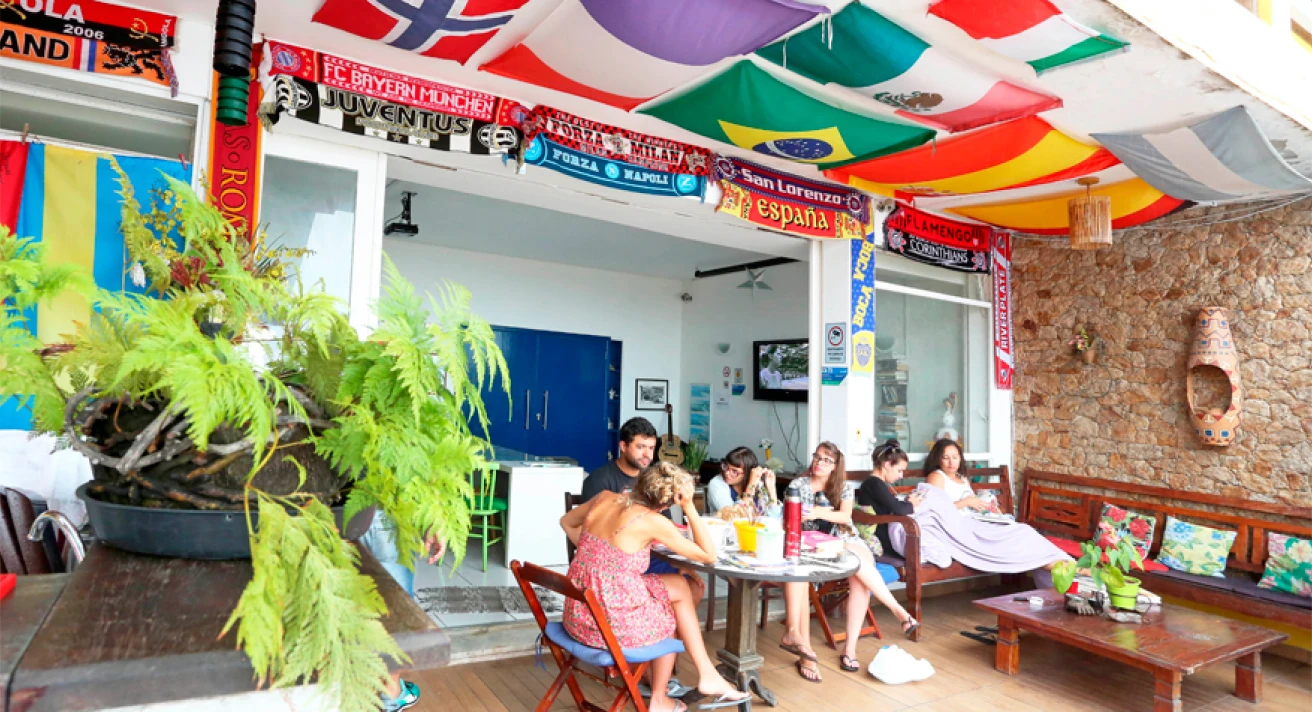 Sunset at Morro da Babilônia - Barbecue & Authentic Vibe at Babilônia Rio Hostel